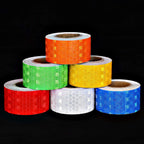 6 Rolls Reflective Tape Outdoor Waterproof, Multicolor, 1 in x 10 ft