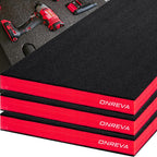 Tool Box Foam 22x20x2 inch 3Pack, Foam Inserts for Cases, Polyethylene Storage Sheets for Toolbox Hard Case, Tool