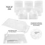 Bubble Pouches, 4" x 5.5", Pack of 250