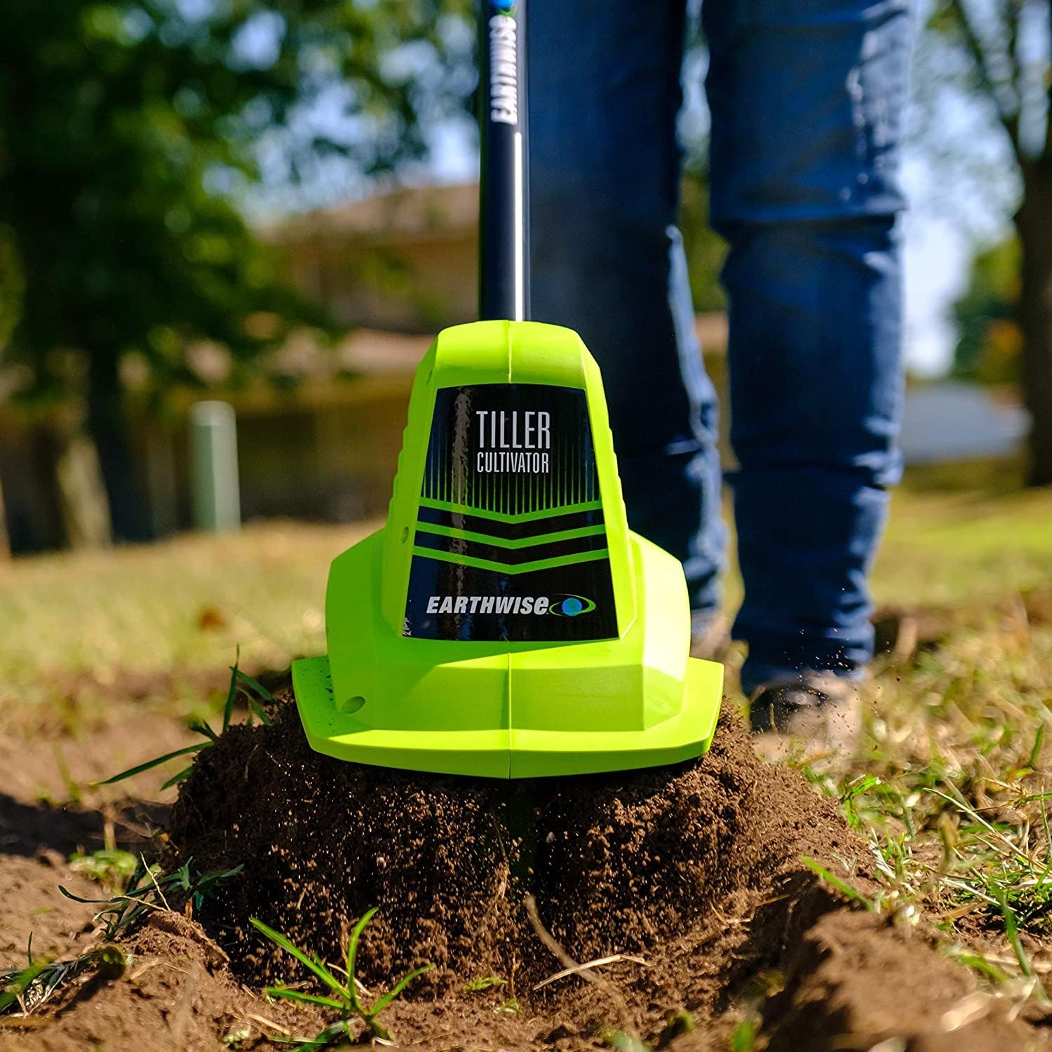 Power Tools by ALM TC70020IT 20-Volt 7.5-Inch Cordless Electric Garden Tiller Cultivator, (2AH Battery & Fast Charger