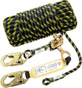 100FT Rope Harness Safety Lanyard, Roofing Fall Protection Rope