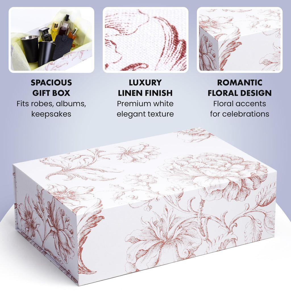 Luxury Keepsake Gift Box 3-Pack 13.5" x 9" x 4.3"