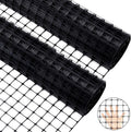 2 Rolls 2'x100' Plastic Mesh Fence for Garden