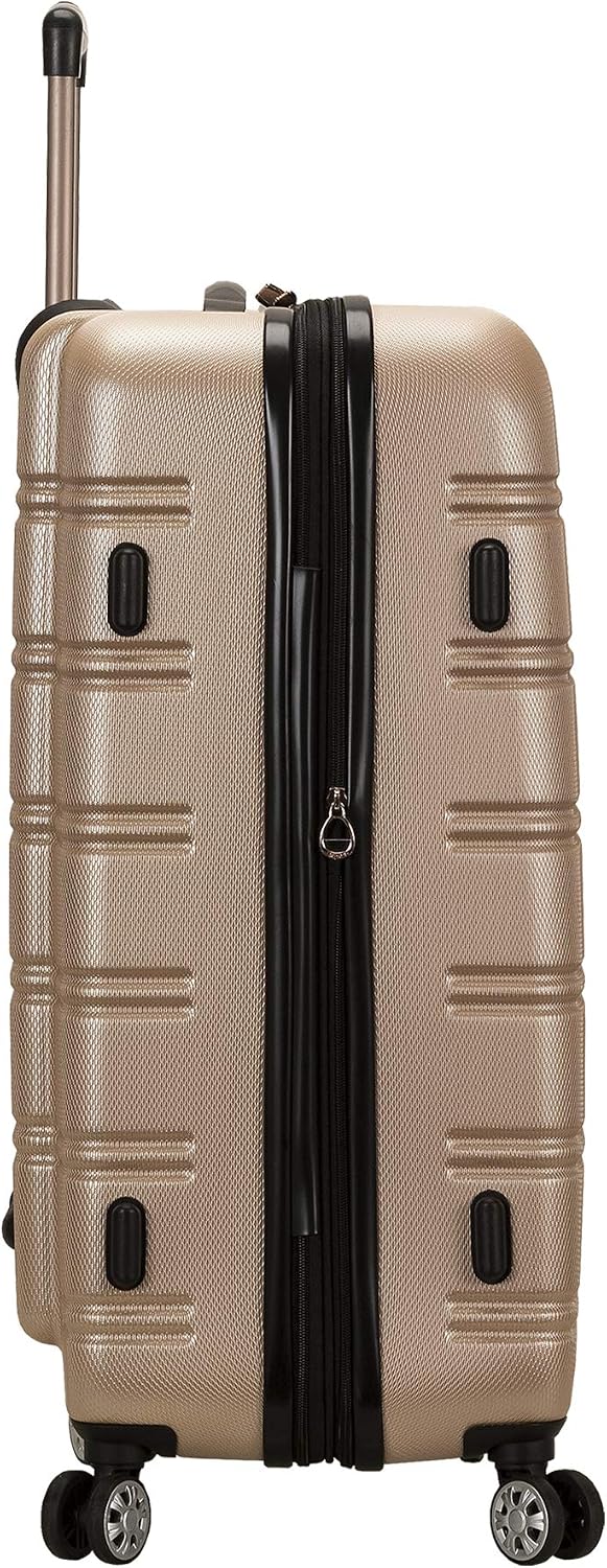 Melbourne Hardside 2 Piece Expandable Spinner Wheel Luggage Set, (20"/28"), Champagne
