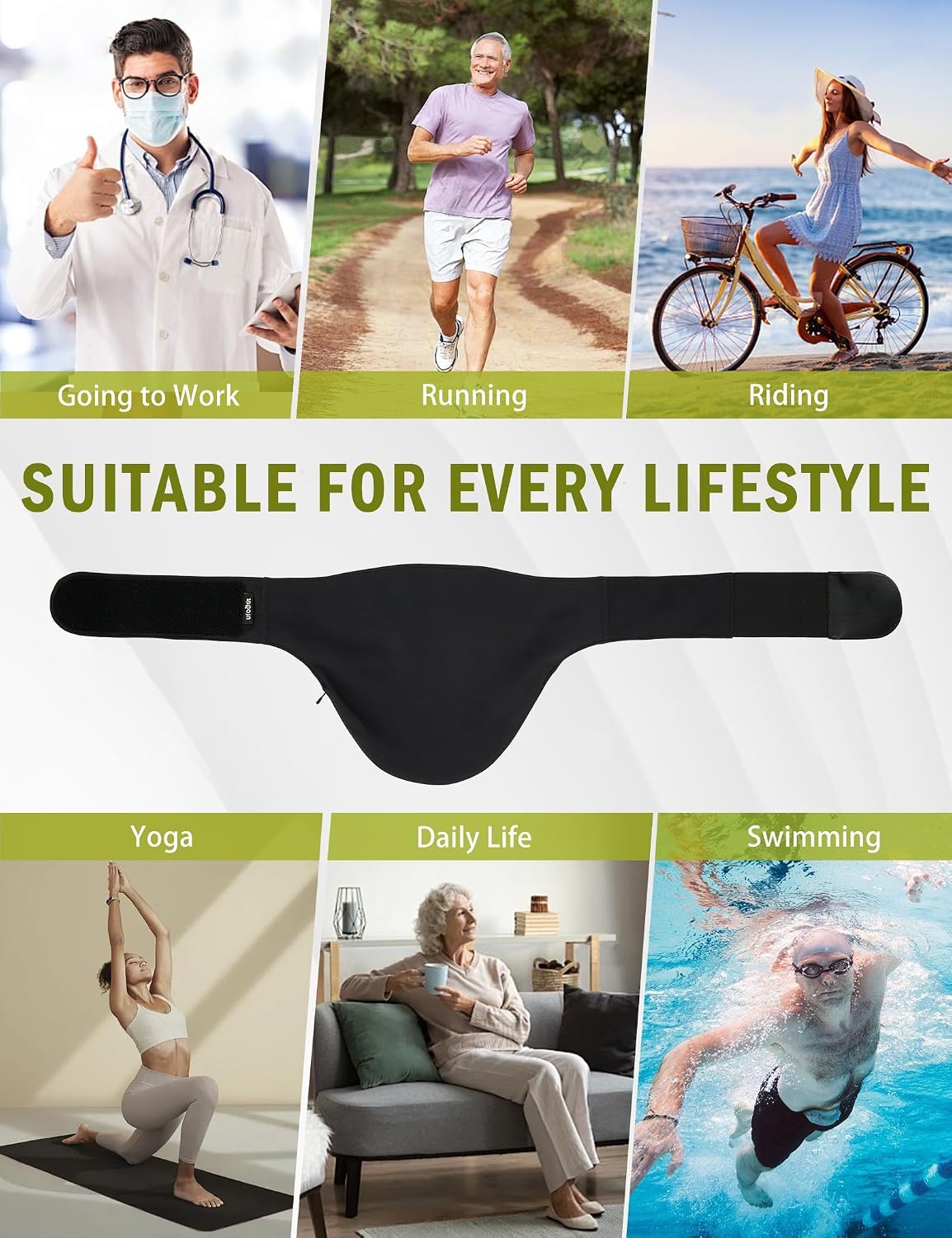 Ostomy Bag Covers, Colostomy Bag Covers for Men and Women to Hold Ostomy Bags,Ostomy Belt for Daily Life and
