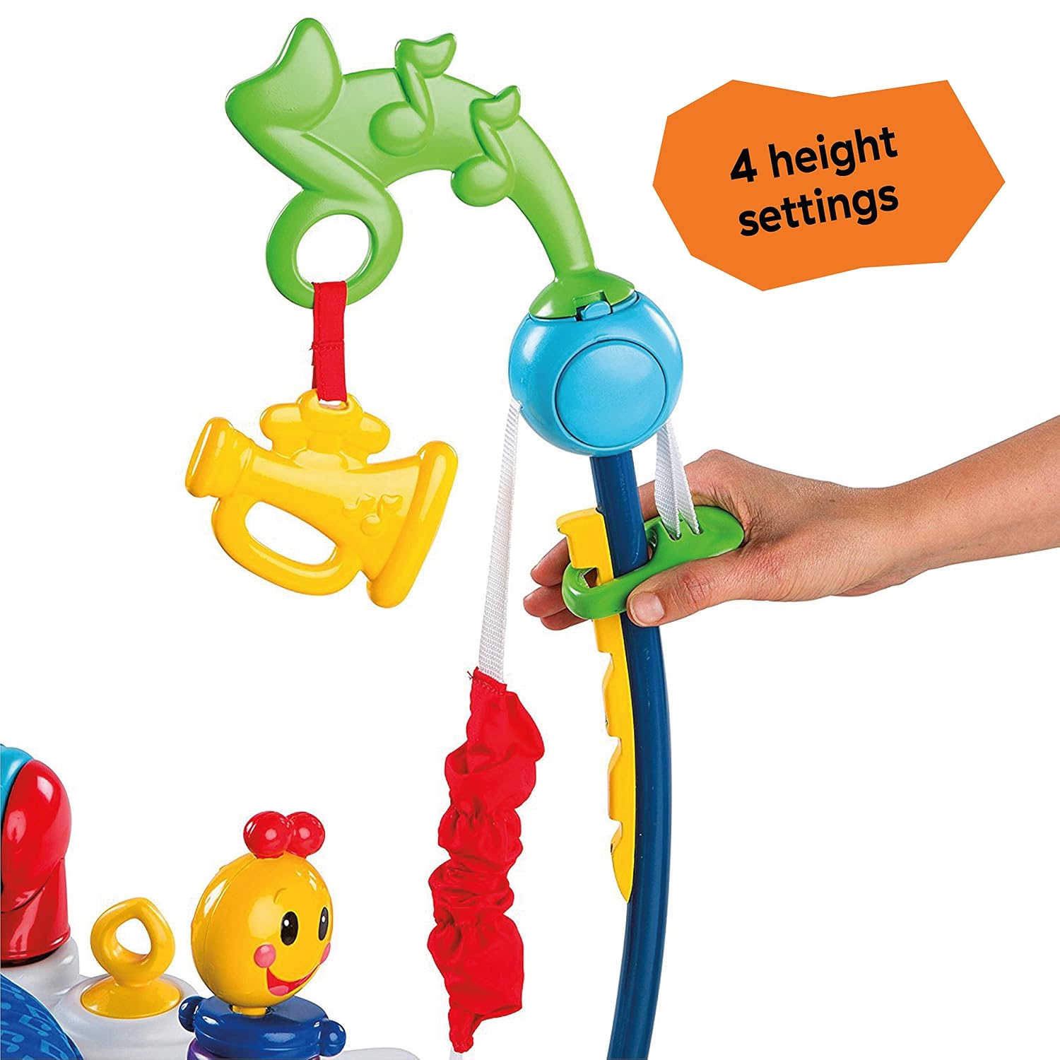Neighborhood Symphony Activity Baby Jumper Activity Center, Infant Entertainer with Lights and Melodies, Age 6 Months