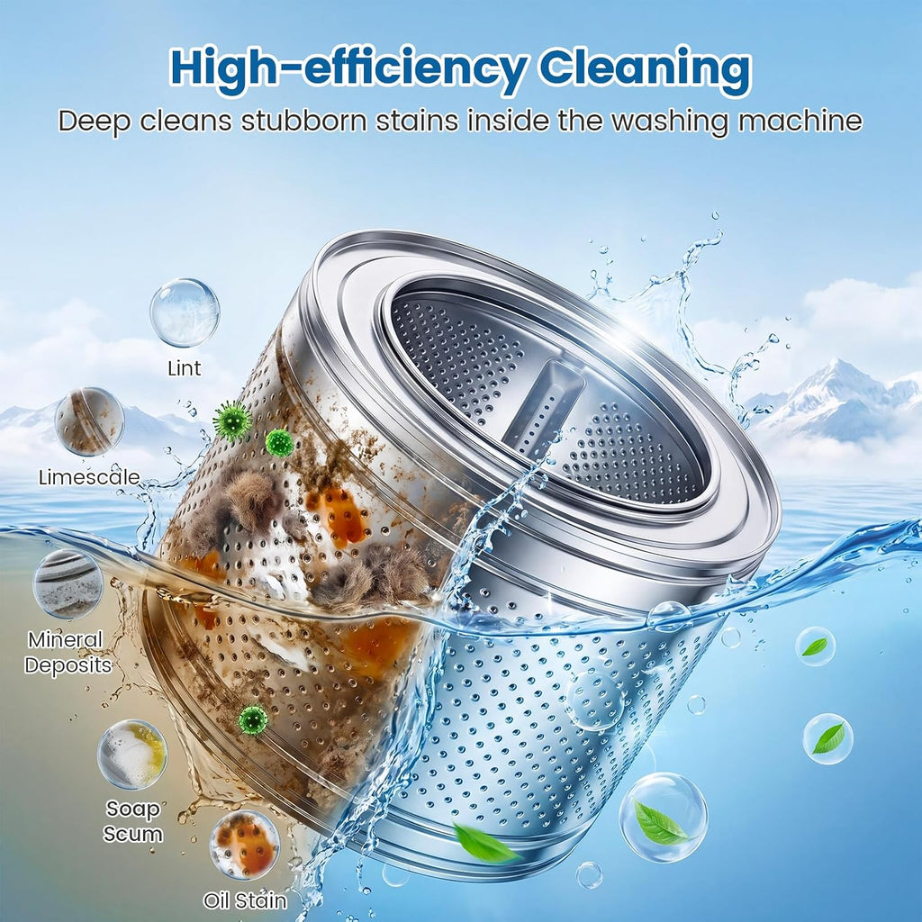 Washing Machine Cleaner Tablets for ALL Front & Top Loader