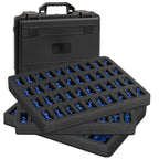 Miniature Storage Figure Hard Shell Case, 80-108 Slots RPG Minis Carry