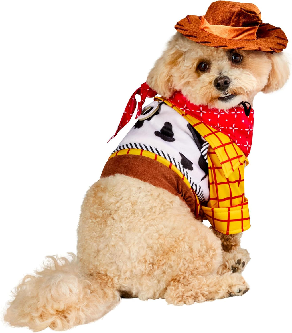 at Party City Toy Story: Woody Pet Costume for For Dogs or Cats by Rubies, XL