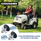 GUSUHAWK 2 Pack 918-06989 Spindle Assembly with Pulley for 46" Mower Decks