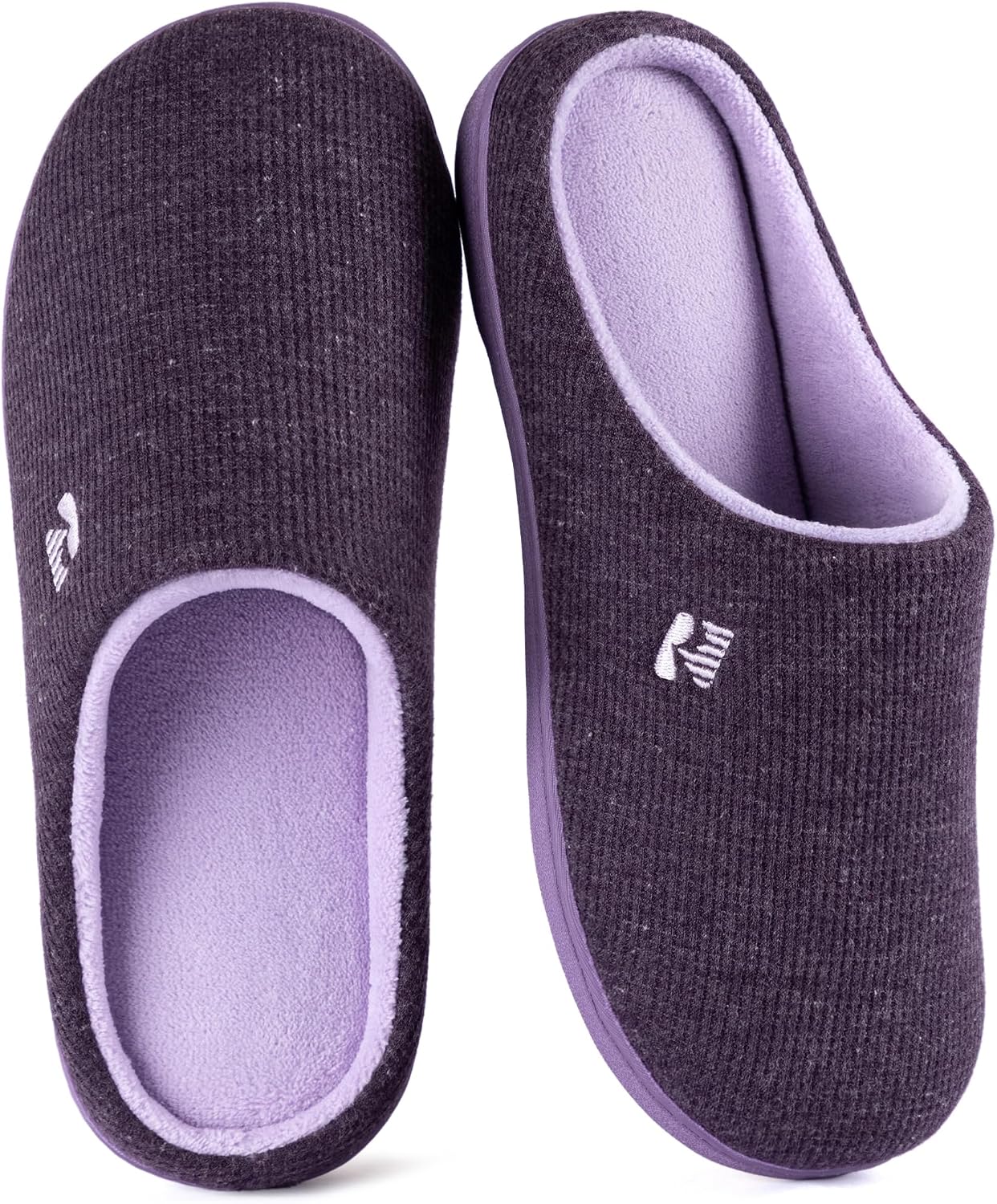 Women's Original Two-Tone Memory Foam Slipper | Slip-on, Indoor/Outdoor, House Use, Non-Slip, Machine Washable