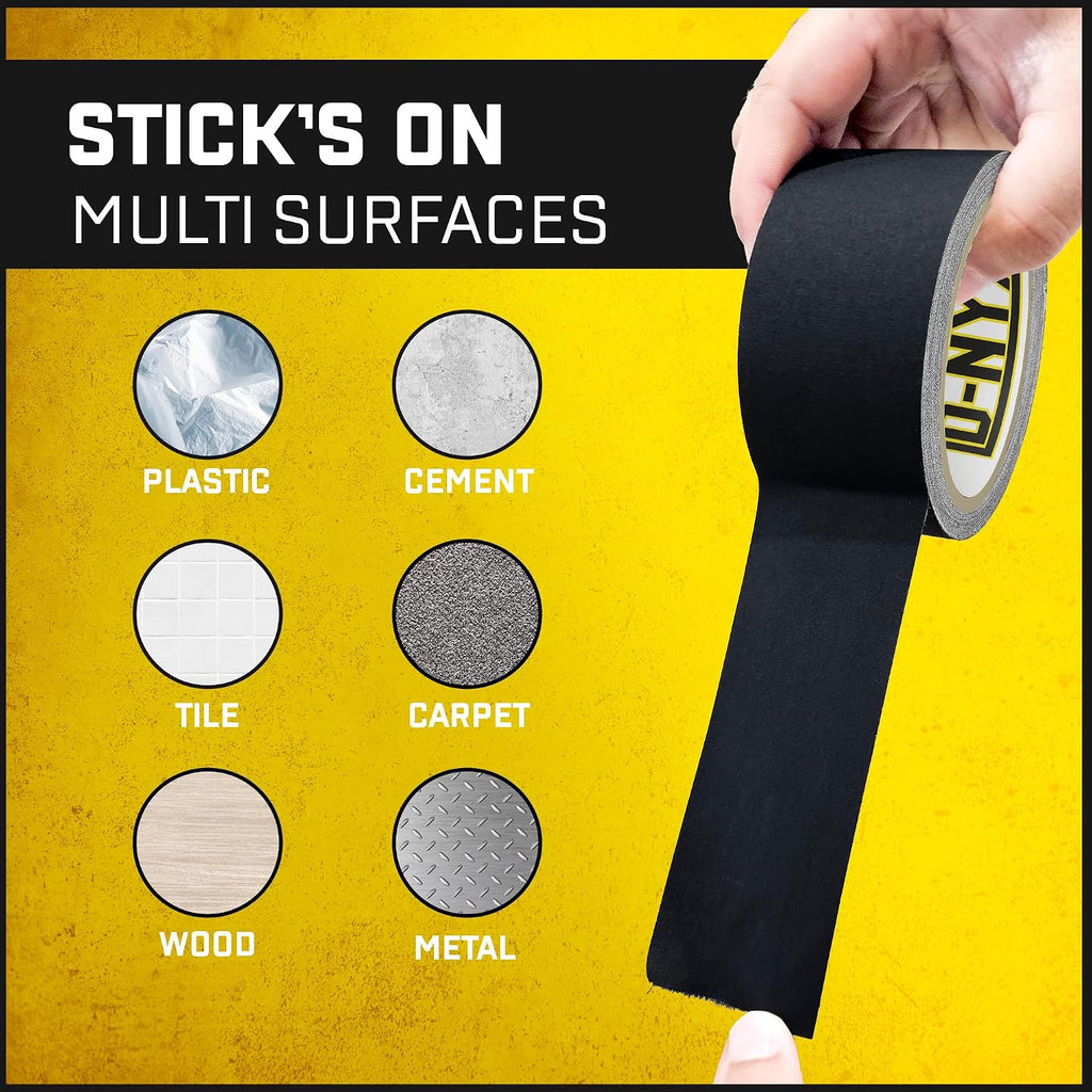 Gaffer Tape 2 Inch x 2 Pack Black Gaff Tapes