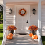Artificial Fake Fall Plants Flowers for Outdoor Outside Decoration