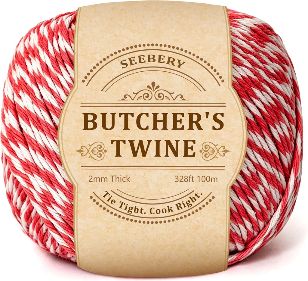 Cotton Bakers Twine, Cotton Twine String for Gift Wrapping, Baking & Crafts