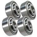 4-Pack TCA19309 Heavy Duty Front Wheel Bearings Fits John Deere