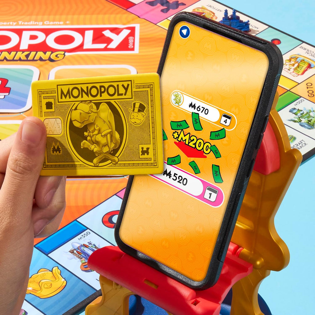 Monopoly App Banking Board Game | App-Enabled Game | Links to Smart Devices | Ages 8+ | 2 to 6 Players | 45 Mins. |