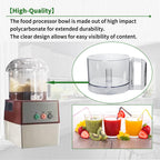 112203 Food Processor Bowl 3 Quart Compatible with Robot Coupe R2 Work Bowl