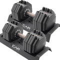 ADJUSTABELL Adjustable Dumbbell Set, Premium Quick Select Adjustable Weights for Strength Training, Singles & Pairs