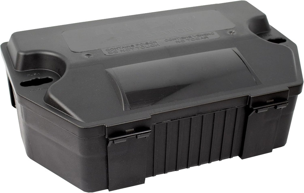 Refillable Rodent Bait Station - XL Rodenticide Bait Station - Also Holds Rat Traps - Indoor and Outdoor Use - M901RB