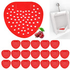 20 Packs Urinal Screen Deodorizer, Cherry Scented Urinal Pads