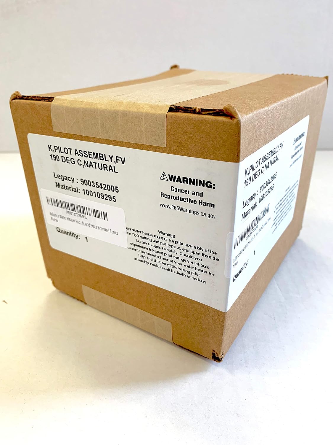 Reliance Water Heater Pilot Assembly 100109295 Genuine OEM Replacement Part Natural Gas Compatible with Reliance, A.O. Smith, and State Branded Tanks