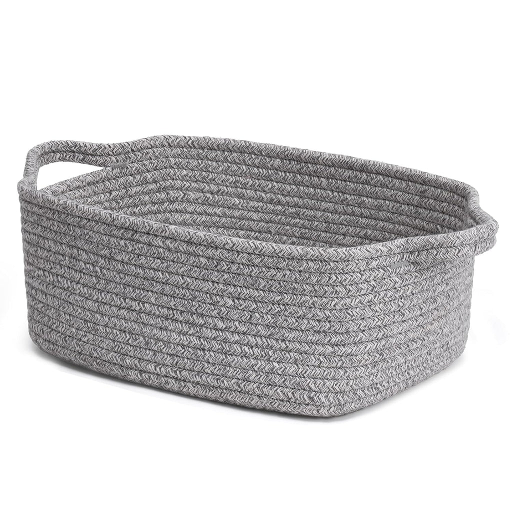 Decorative Gift Basket, Easter Basket for Kids, Woven Rope Storage Baskets with Handles, Nursery Baby Shower Toy