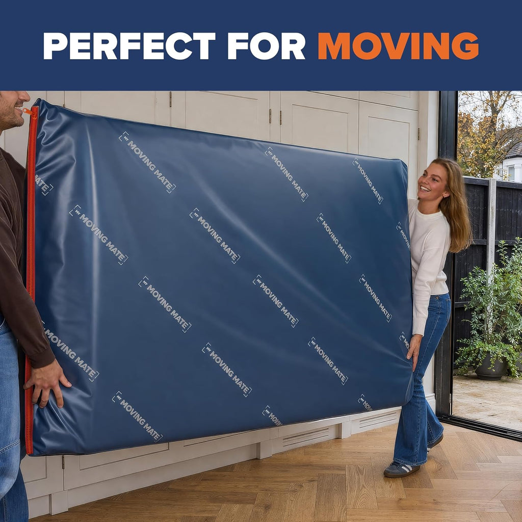 King Size Mattress Bag for Moving and Storage - Opaque with Zip