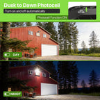 Glitgate 200W LED Parking Lot Light, 30,000LM, Slip Fitter Mount, 1 Pack