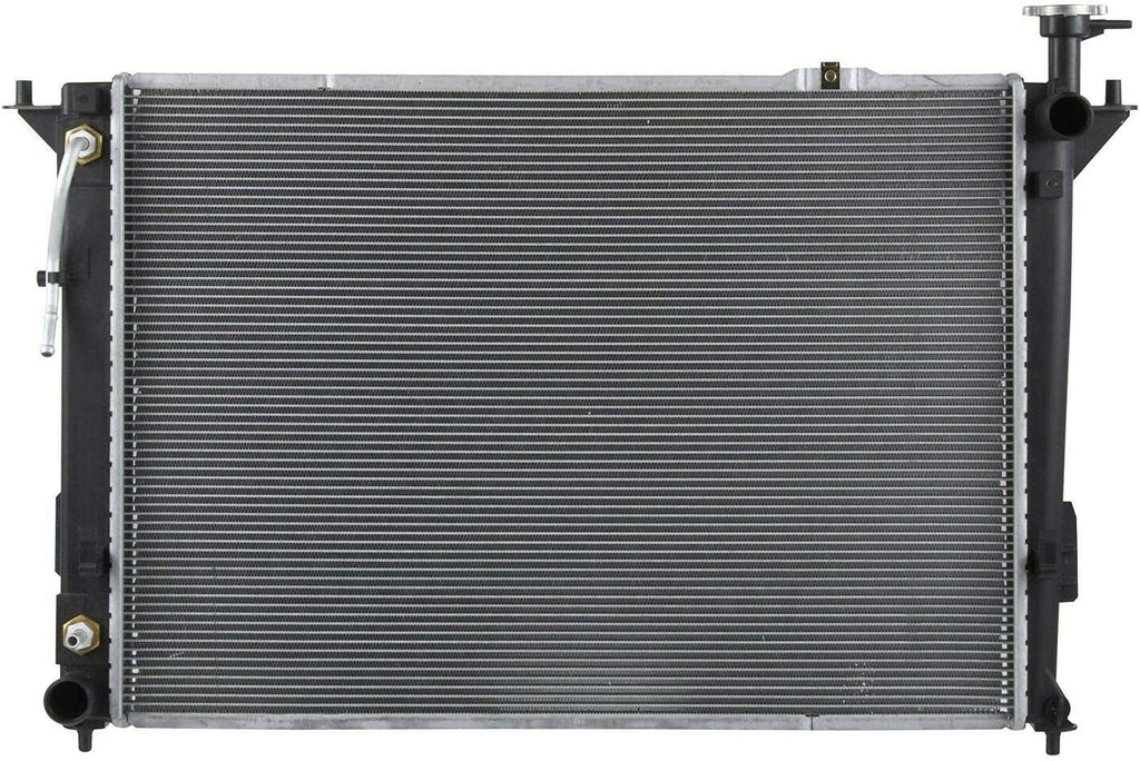 VibeUp CU13194 Engine Coolant Radiator with TOC & w/o EOC Fit for Hyundai Santa Fe 2010-2018; Hyundai Santa Fe Sport 2013-2018; Hyundai Santa Fe XL 2013-2019; Kia Sorento 2011-2015, AT, Replace# 67521