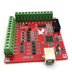 FainWan Mach3 USB Interface Board USB CNC Controller 4 Axis Motion Control Card Interface Breakout Board Compatible with Stepper Motor Driver