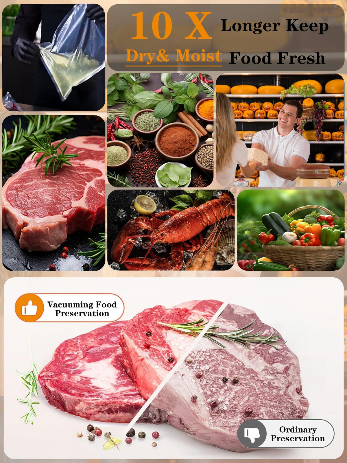 Professional Chamber Vacuum Sealer Automatic Control Seal Machine