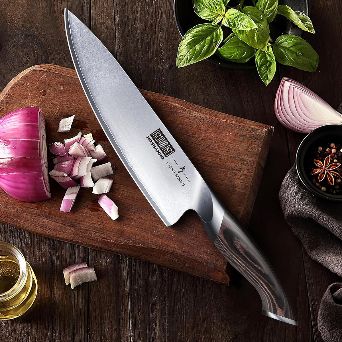 5 Pieces Knife Set, Professional Ultra Sharp Kitchen Knife Sets