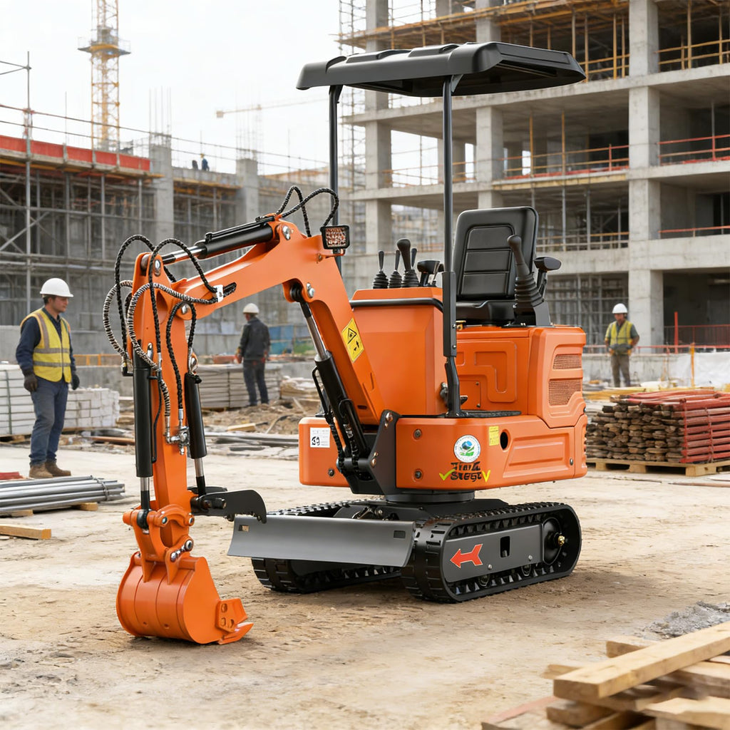 13.5 hp B&S Engine 1.2 Ton Mini Excavator with Pilot Control