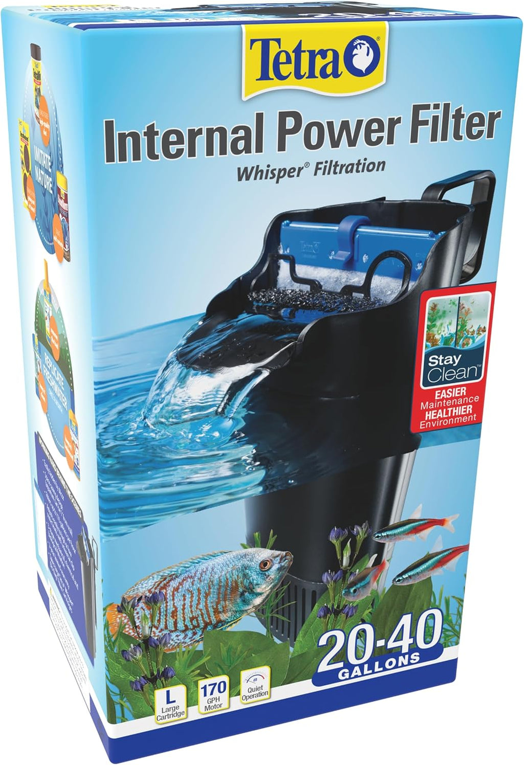 Whisper 170 GPH Internal Power Aquarium Filter