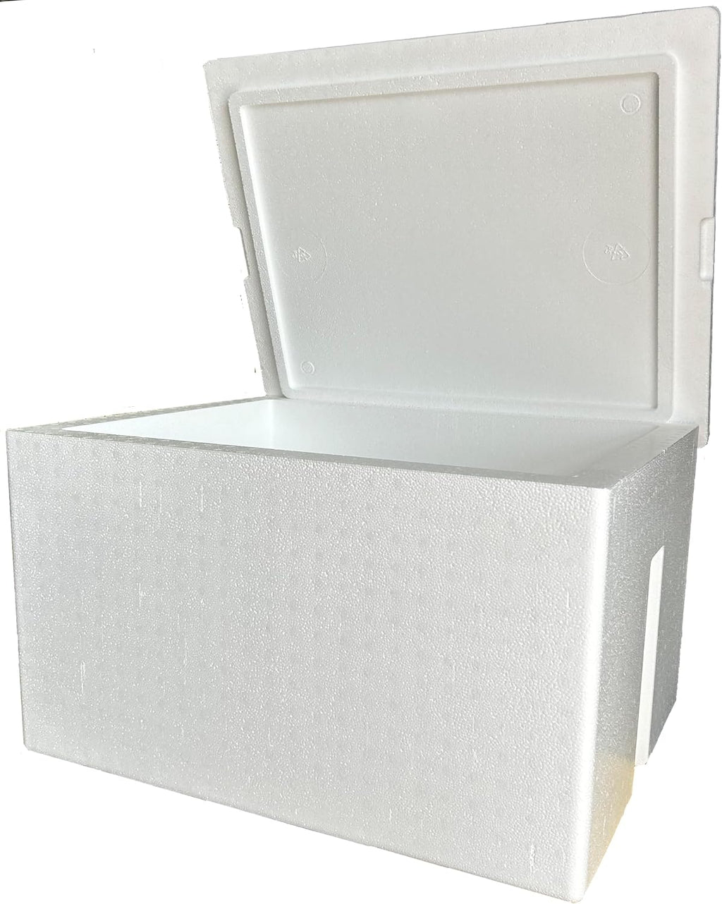 Styrofoam Ice Chest, Insulated Cooler, 68 qt