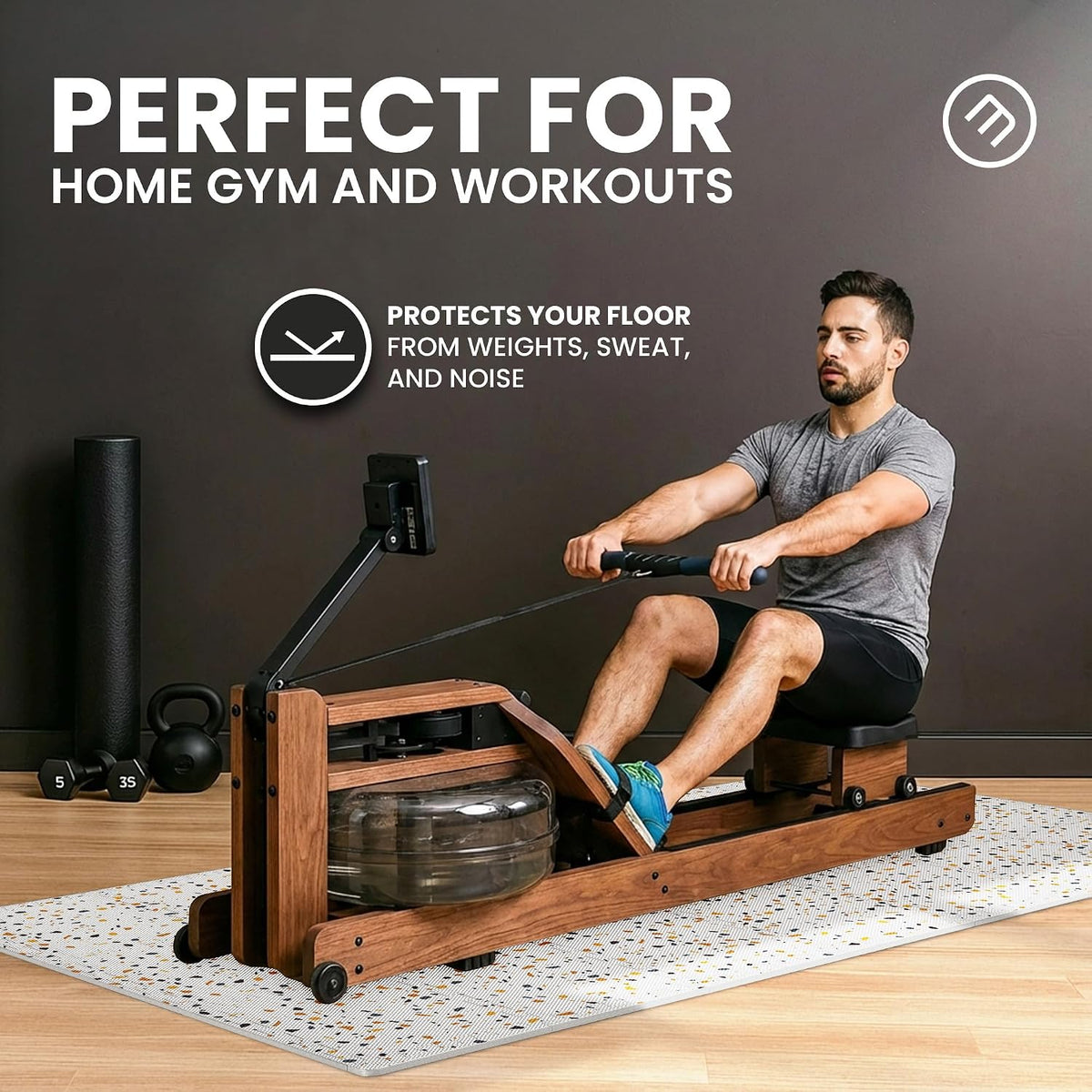 Gym Mats Set - EVA Interlocking Foam Floor Tiles Workout Mat Puzzle