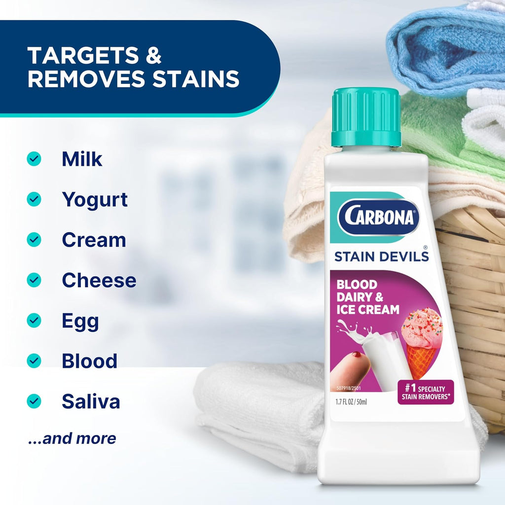 Stain Devils Spot Cleaner & Stain Remover for Clothes, Set of 4