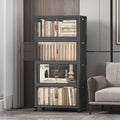 208QT Stackable Storage Bins with Lids,Doors & Wheels