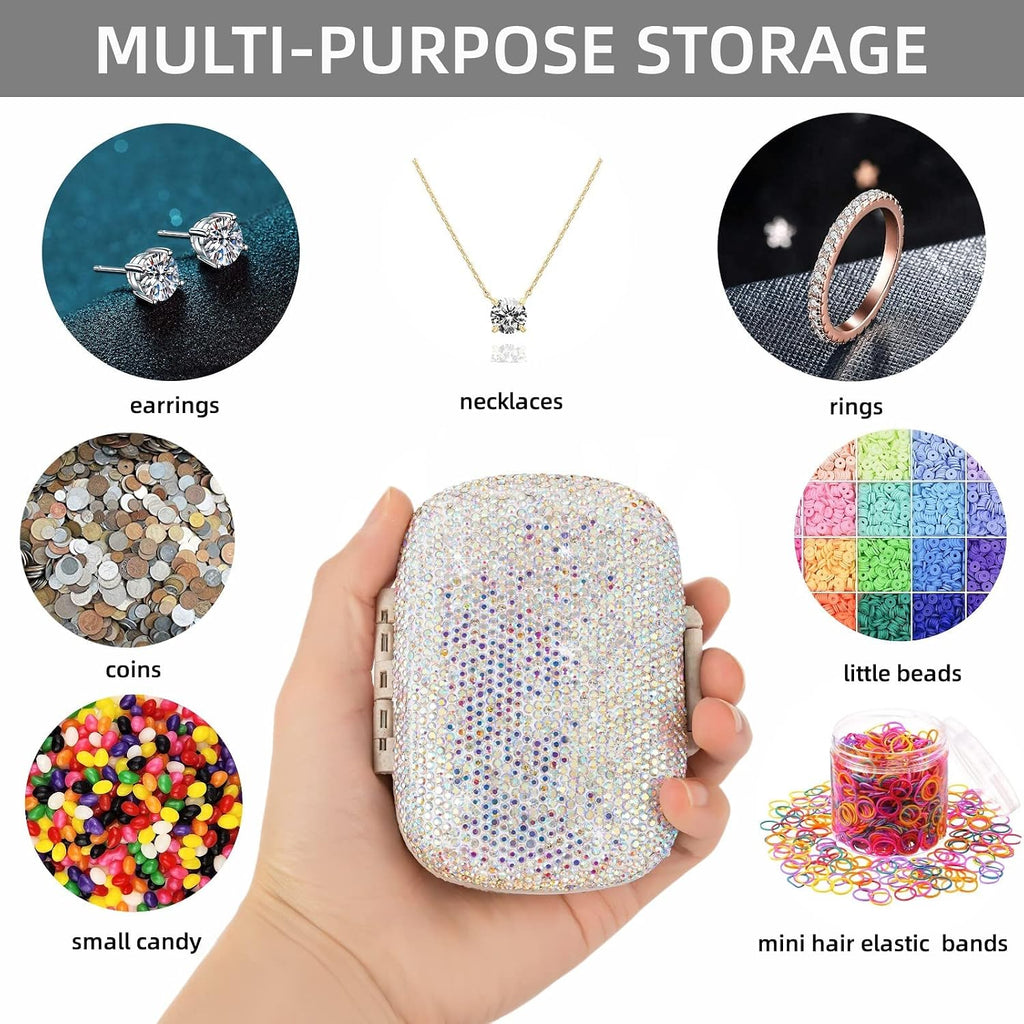 Daily Vitamin Organizer,Portable Pill Case Travel,Medicine Pill Boxes Containers Bottle,Small Pill Holder Carrier for