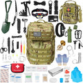 Survival First Aid Kit,99PCS Professional Survival Gear Large Hiking Backpack with Emergency Equipment Outdoor