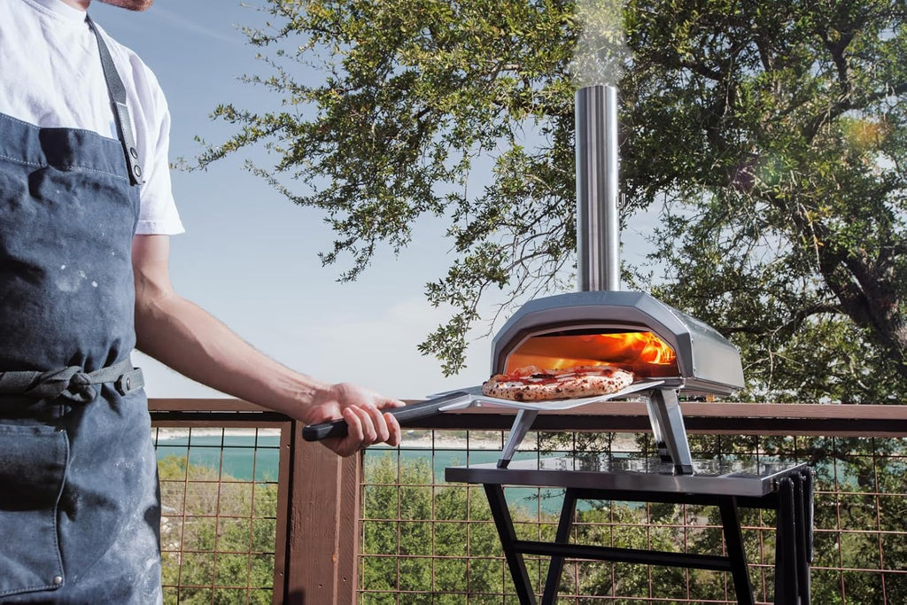 Karu 12 Multi-fuel Outdoor Portable Pizza Oven - Reaches 950°F and Cooks 12 Inch Pizzas in 60 Seconds. Versatile Wood