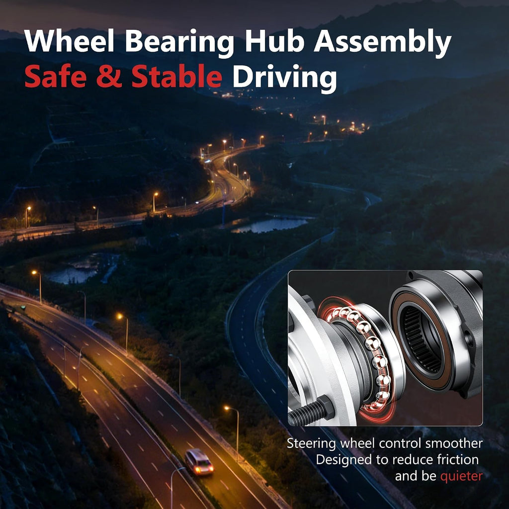 HYR Front Wheel Bearing and Hub Assembly fit for Honda Accord 2003-2007