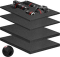 4 Pcs 16" x 16" x 0.8" & 0.4" Pick-and-Pluck Foam Padding Sheets