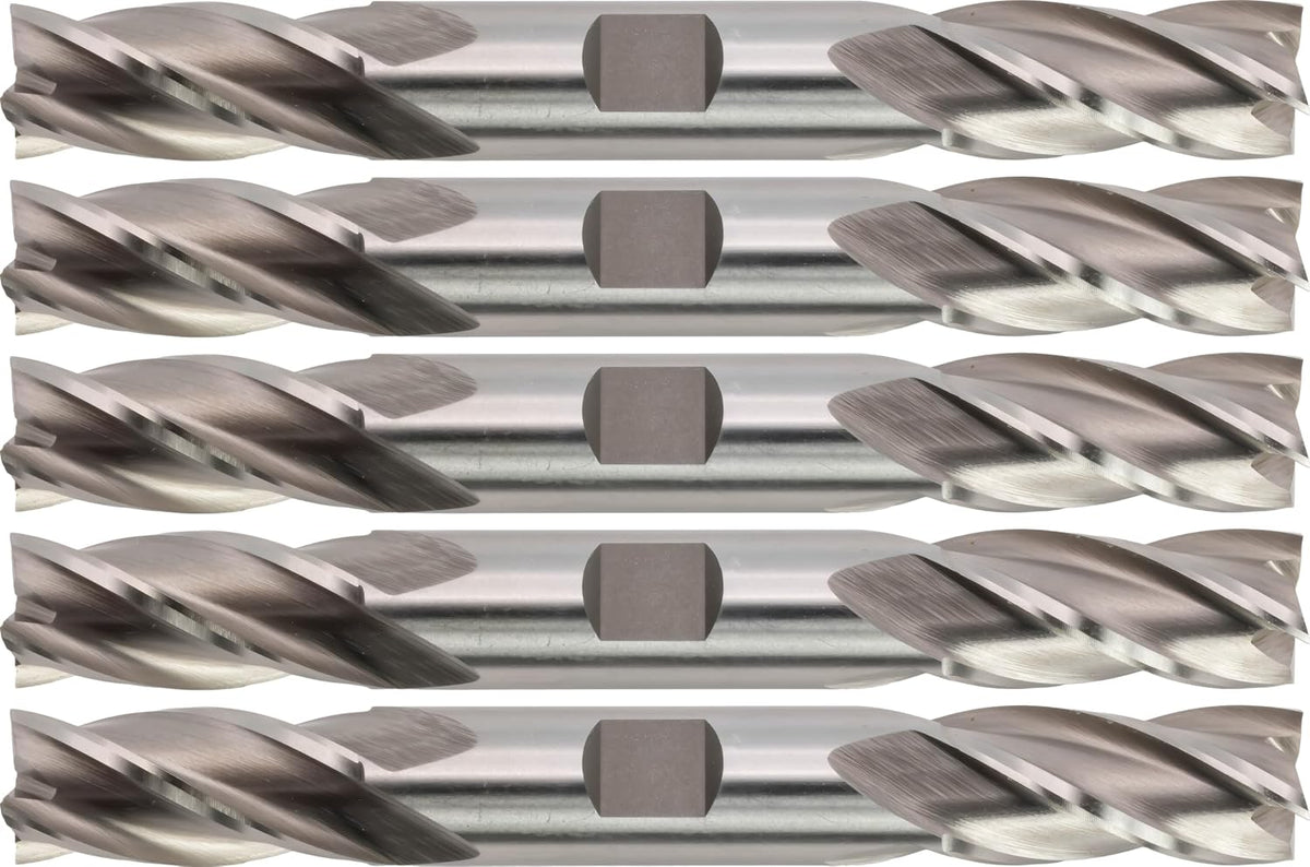 CME Cobalt End Mill, 5/8" Dia, 1-3/8" LOC, 5" OAL, 4 Fl, 5 pcs