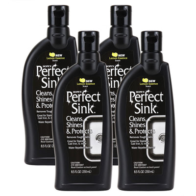 Perfect Sink Cleaner and Polish, Restorative, Water-Repellant, Removes Stains, Ideal for Brushed Stainless Steel