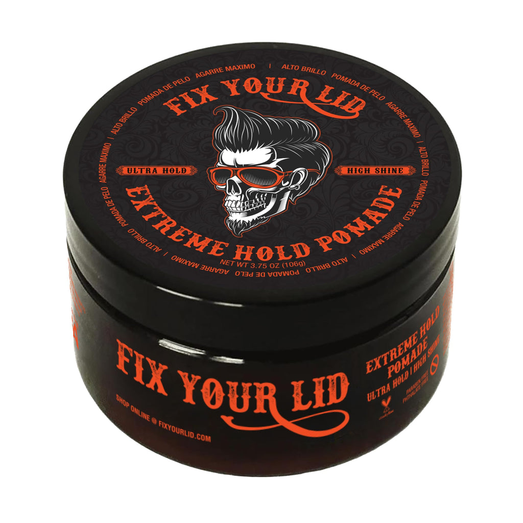 Extreme Hold Hair Pomade for Men, High Shine, 3.75 oz