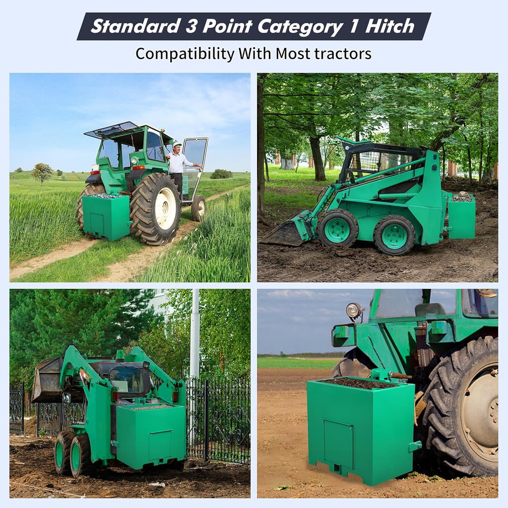 3 Point Ballast Box, 800lbs Capacity Standard 2 in3 Point Ballast Box 800lbs Capacity Standard 2 Inch Hitch Receiver