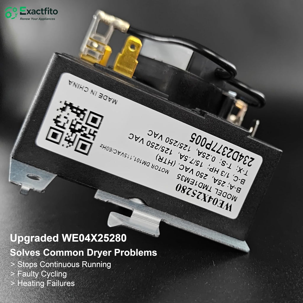 GE Dryer Timer Replacement WE04X25280 TMD1EM35 for GTD33EASK0WW and more