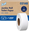 Jumbo Roll Toilet Paper, Bulk, 4 Rolls x 1000' (03148)