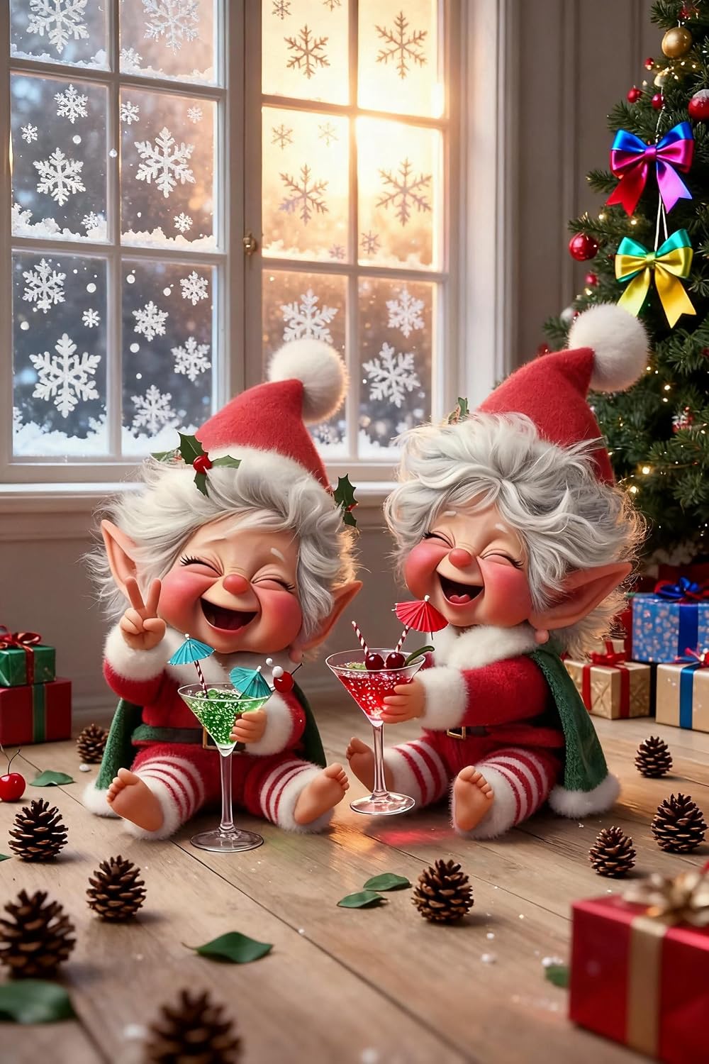 Christmas Puzzle - Educational Brain Booster for Kids & Adults, Enhance Spatial Awareness & Logical Thinking